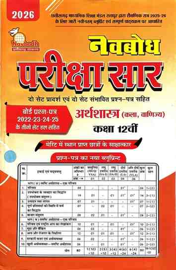Arthshastra Navbodh pariksha sar class 12 CGBOARD