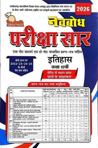 Itihas Navbodh pariksha sar class 12 CGBOARD