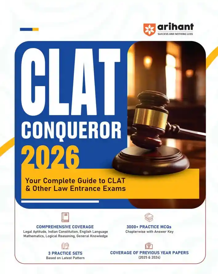 2026 CLAT CONQUEROR Exam Study Guide for CLAT & Other Law Entrance Exam