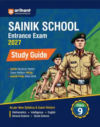 2027 AISSEE Sainik School Class 9 Entrance Exam in English Medium by Arihant