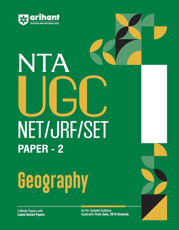 2026 NTA UGC NET JRF SET Geography study Guide Paper-2 | English Medium Arihant