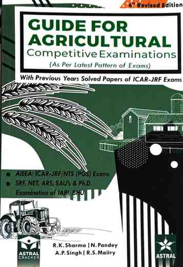 Guide For Agriculture Competition Examinstions with Pyq latest pattern for forest exam, ICAR JRF