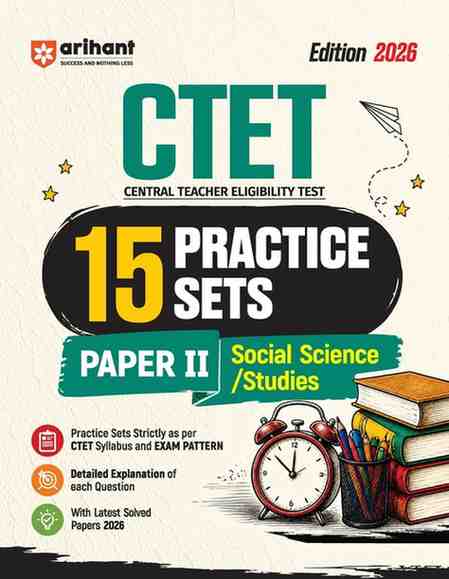 2026 Arihant CTET 15 Practice Sets Paper 2 Social science (English medium)