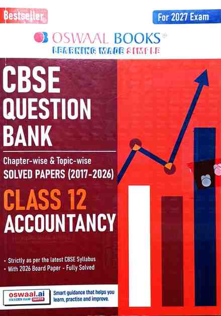 Accountancy Oswal CBSE Class 12 Chapterwise-topicwise solved papers (2017-2026)