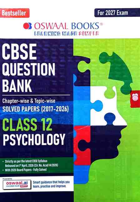 Psychology Oswal CBSE Class 12 Chapterwise-topicwise solved papers (2017-2026)