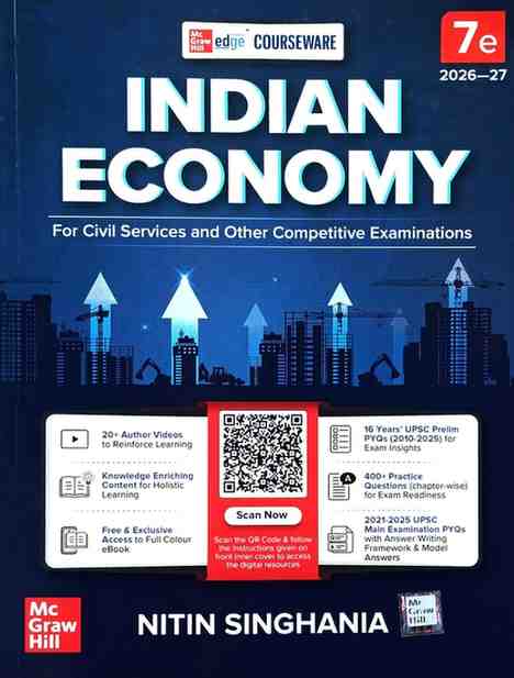 Indian Economy 2026-27 | Nitin Singhania | UPSC, State PCS & Other Competitive Exams | McGraw Hill 7th Edition