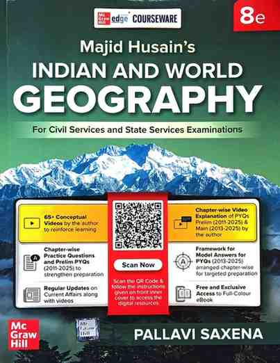 Majid Husain's Indian and World Geography | Pallavi Saxena | UPSC, State PCS & Civil Services Examinations | McGraw Hill 8th Edition