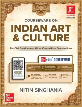 2026 TMH Indian Art & culture by Nitin Singhaniya Mc. graw hill for upsc, cgpsc exam.
