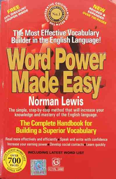 Word Power Made Easy by Norman Lewis | vocabulary books for cgpsc, vyapam, upsc,ssc exams