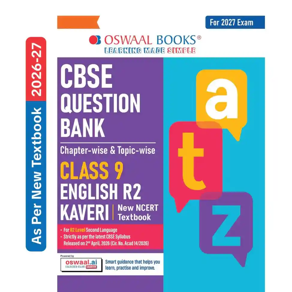 Oswaal CBSE Question Bank Class 9 English R2 Kaveri Chapter-wise & Topic-wise (For 2027 Exam) | Based on New NCERT Textbook | Latest CBSE Syllabus 2026-27