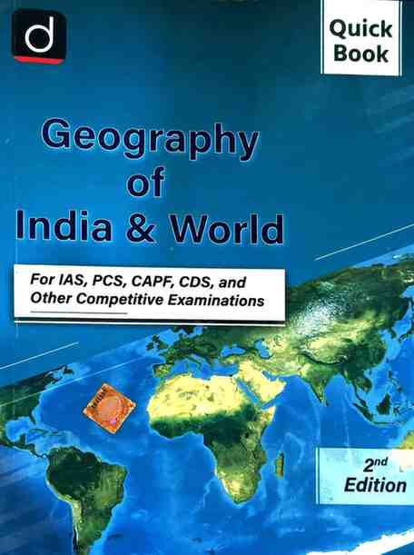 Drishti IAS Geography of India & world quickbook for UPSC, CGSPC, VYAPAM EXAMS
