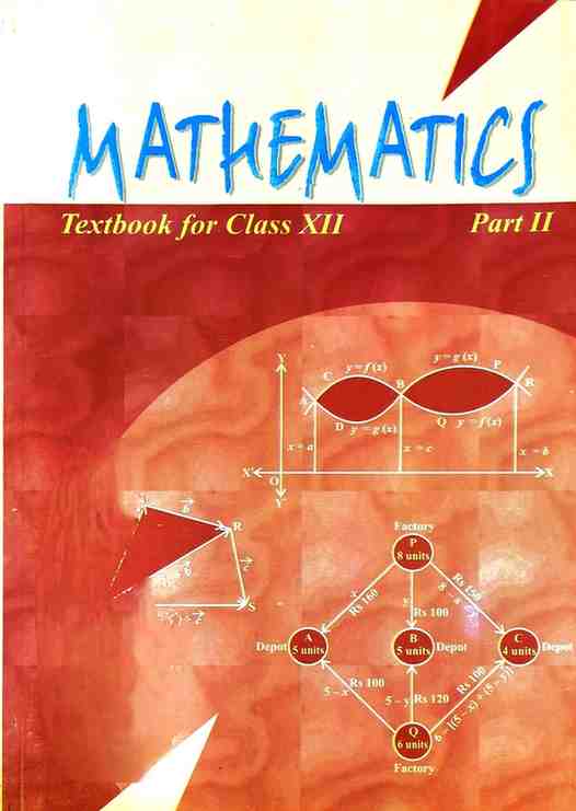 NCERT Class 12 Mathematics Part 2 Textbook | English Medium | Latest CBSE Book