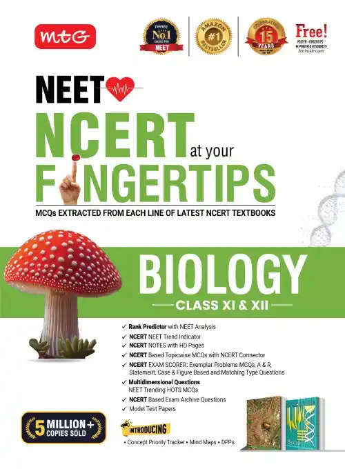 MTG Objective NCERT at your FINGERTIPS Biology – NEET Books (Based on NCERT Latest Pattern For 2027 Exam)
