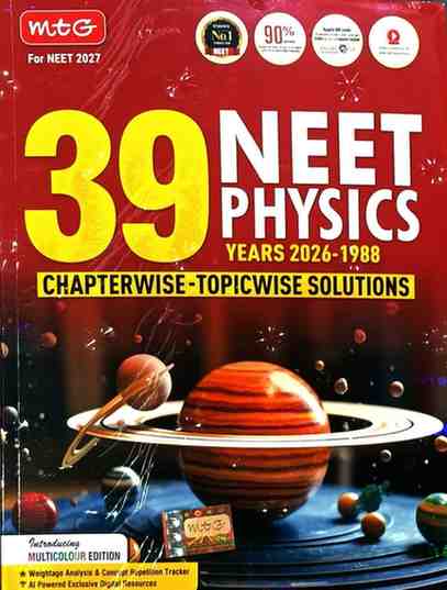 2027 MTG NEET Physics | 39 Years Physics Chapterwise-Topicwise Solutions (1988–2026) | Previous Year Questions (PYQs) | English Medium
