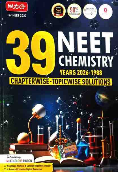 2027 MTG NEET Chemistry | 39 Years Chapterwise-Topicwise Solutions (1988–2026) | Previous Year Questions (PYQs) | English Medium